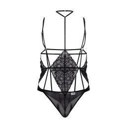 CandyMan Body Dentelle Flora Noir